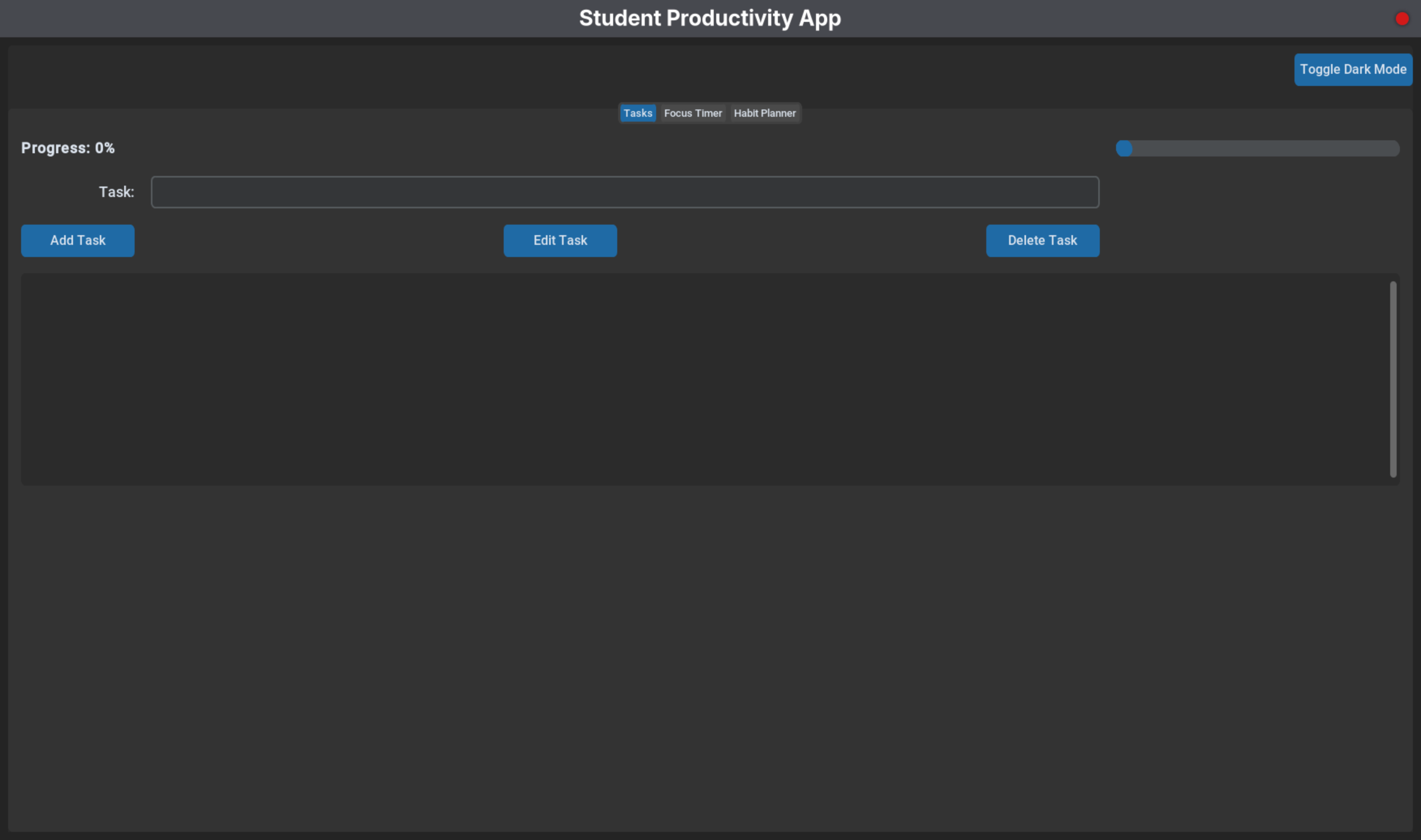 Task Window