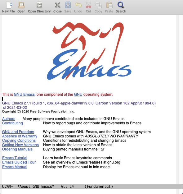 Vanilla Emacs